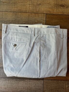 Bonobos Light Gray Pinstripe Chinos